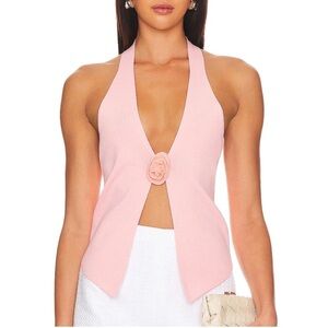 More To Come Rosette Halter Top